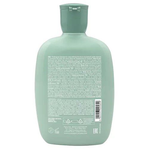 Miniatura 2 de Alfaparf Milano Semi Di Lino Scalp Rebalance Shampoo para cuero cabelludo seco - Champú sin sulfato - Para exceso de grasa y escamas - Calidad