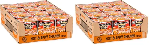 Miniatura 27 de Maruchan Fideos Ramen Instant Lunch con sabor a queso cheddar, sopa de fideos instantáneos estilo japonés, comida rápida y fácil, taza de 2.25 onzas