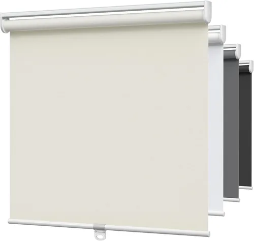 MYshade Persianas Enrollables Opacas sin Cordón, Oscurecimiento de Habitación con Parada Libre, Persianas Enrollables para Ventanas, Persiana de