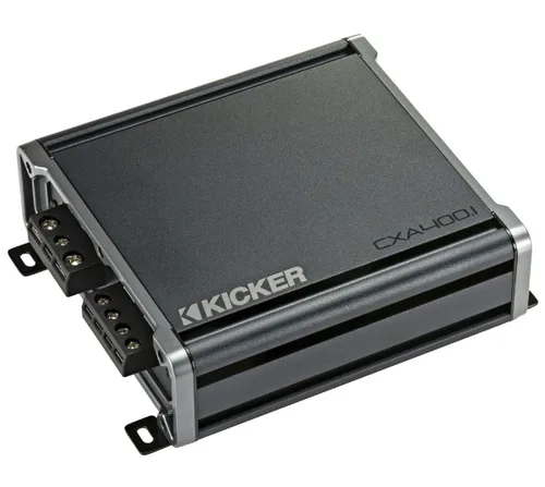 Kicker 46CXA4001 Amplificador de audio para automóvil Clase D Mono 800W Peak Sub Amplificador CXA400.1 (renovado)