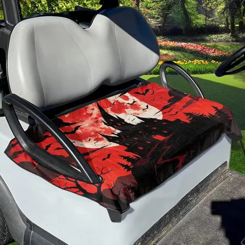 Miniatura 15 de AFPANQZ Toalla personalizada para cubierta de asiento de carrito de golf, añade tu texto, imagen, logotipo, nombre, protector de asiento de carrito