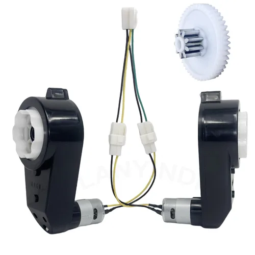 2 piezas 12V 550 12000RPM caja de cambios con motor de 12 voltios para montar en coche ruedas eléctricas motor de alta velocidad RS550 motor de