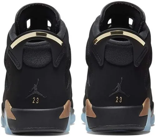 Miniatura 4 de Air Jordan 6 Retro Dmp (gs) Zapatos de baloncesto para niños grandes Ct4964-007, NegroNegro metalizado dorado-negro