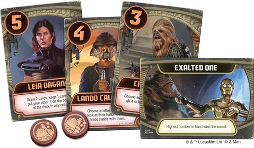 Miniatura 4 de Jabba's Palace A Love Letter Game - Juego de estrategia para niños y adultos, juego de estrategia para niños y adultos en el universo de Star Wars