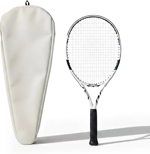 Miniatura 21 de Bolsa de tenis TaktZeit ligera y acolchada con funda para raquetas de tenis y correa de hombro ajustable Gris