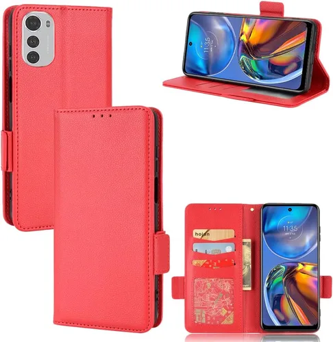 Miniatura 213 de Funda de piel sintética compatible con Motorola Moto E22 4G, funda de piel sintética compatible con Motorola Moto E22i 4G, color negro