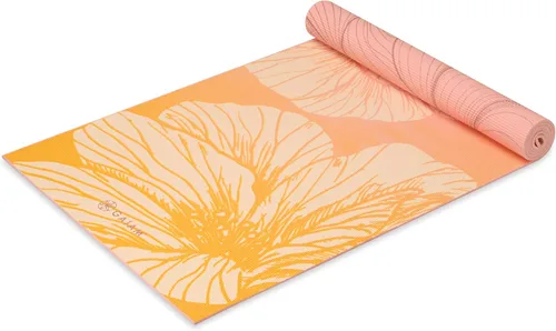 Miniatura 16 de Gaiam tapete de yoga prémium, estampado, extra grueso y antideslizante, de 15/64 pulgadas, para todo tipo de yoga, de pilates y de ejercicios