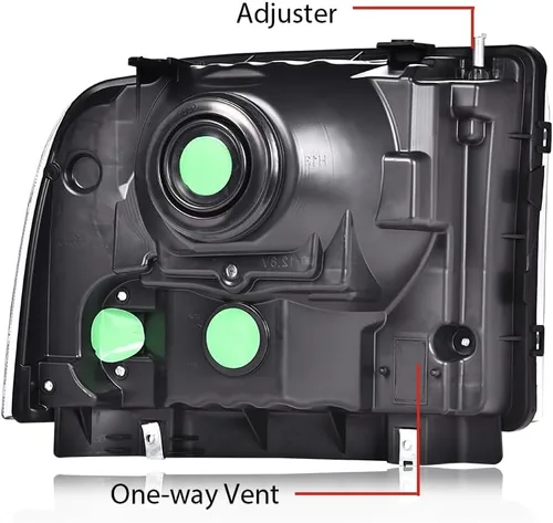 Miniatura 5 de G-PLUS Faros delanteros delanteros para Ford F250 F350 F450 F550 Super Duty 1999-2004; compatible con Ford Excursion 2000-2004 lente transparente