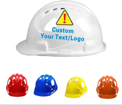 Miniatura 21 de Sombreros duros personalizados al por mayor con logotipo, certificado OSHA/ANSI, ala completa ventilada (trinquete de 4 puntos) para pedidos a