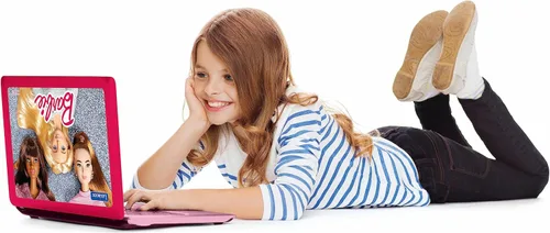 Miniatura 3 de Lexibook Barbie, portátil educativo y bilingüe en inglés/español, juguete para niños con 124 actividades para aprender, jugar juegos y música, rosa