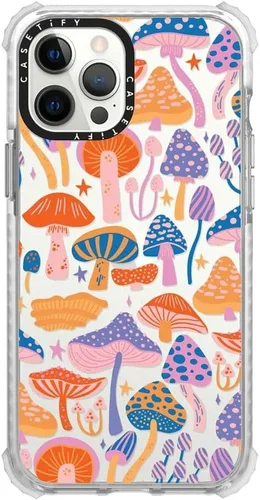 Miniatura 12 de CASETiFY Ultra Impact - Funda para iPhone 12 Pro Max (protección contra caídas de 9.8 pies), estampado de vaca, transparente