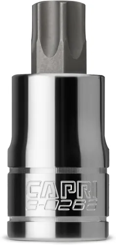 Miniatura 11 de Capri Tools T6 Star Bit Socket, unidad de 1/4 pulgadas