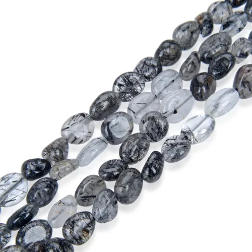 Miniatura 29 de Adabele GZ12-14 - Cuentas sueltas de cristal de amatista púrpura natural de 45 pulgadas de 0.276 in a 0.472 in, forma libre, piedra preciosa ovalada