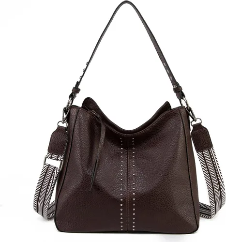 Miniatura 13 de Montana West - Bolsas hobo medianas para mujer, con asa superior, bandolera, bolso cruzado, bolsa de mano tipo cubo