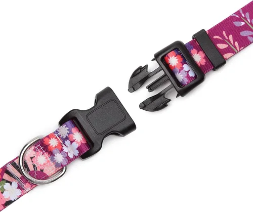 Miniatura 45 de Mercano Collar ajustable para perro, patrones de diseño especial, nailon suave, cómodo y resistente, collar para mascotas para perros pequeños