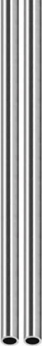 Miniatura 23 de DTGN Tubo de acero inoxidable 304 de 0.394 in x 0.016 in x 9.843 in (ODxWall TxL) - Paquete de 2 - Bueno para equipos de maquinaria - Tubería