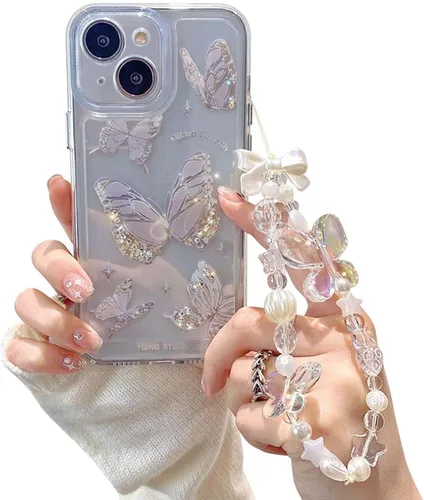 Miniatura 21 de Funda compatible con iPhone 11 Pro Max con bonito diseño de flores negras y sencillas, para mujeres, adolescentes y niñas, funda protectora de lente