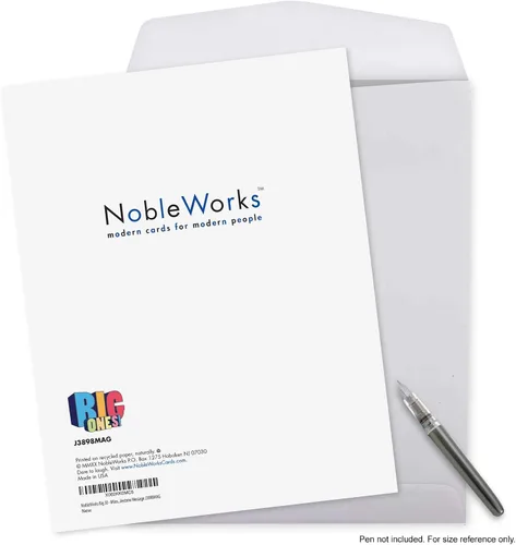 Miniatura 7 de NobleWorks - Tarjeta de felicitación de 30 aniversario con sobre de 8.5 x 11 pulgadas para hombres, mujeres - Jumbo 30 años de matrimonio - Big 30