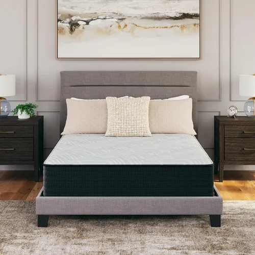 Miniatura 3 de Diseño de firma de Ashley - Colchón híbrido de 10 pulgadas tamaño individual Comfort Plus con soporte lumbar, espuma viscoelástica de gel, libre