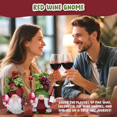 Miniatura 3 de Hodao Gnomos de café de resina con taza, decoración de bar y hogar estilo nórdico, figuras coleccionables de 4.1 pulgadas, estatua sueca hecha a