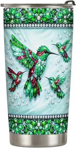 Miniatura 18 de 20oz Jewelry Butterfly Tumbler, Inspirational, Motivational Birthday Gifts for Butterfly Lovers, Coffee Tumbler for Women, Stainless Steel Double