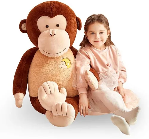 Miniatura 35 de IKASA Juguete de peluche de conejo gigante, conejito grande de 30 pulgadas, juguetes de peluche para niños y niñas