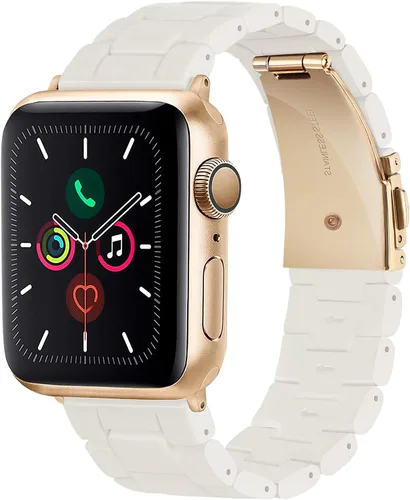 Miniatura 8 de HOPO Compatible With Apple Watch Band Thin Lightweight Resin Strap Bracelet Fashion Wristband Replacement For iWatch Bands Series Ultra 11 10 9 8 7