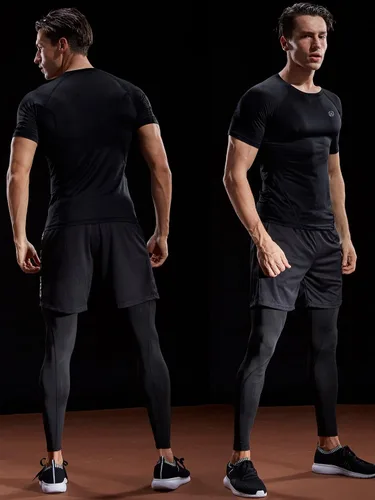 Miniatura 2 de NELEUS Camisetas de compresión para hombre
