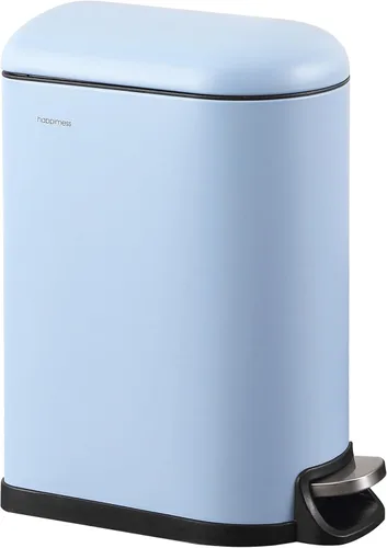 Miniatura 8 de happimess HPM1009C Roland Mini 2.6-Gallones Cesta de Basura con Pedal y Tapa de Cierre Suave, Moderna, Minimalista, Resistente a Huellas Dactilares