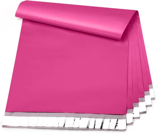 Miniatura 45 de Metronic Sobres de polietileno grandes de 24 x 24 pulgadas, 100 unidades, bolsas de envío adhesivas fuertes para ropa, sobres impermeables para Lila