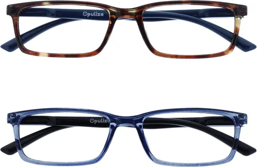 Miniatura 20 de OPULIZE SEE Gafas de Lectura con Bloqueo de Luz Azul para Mujeres y Hombres, Marco Estrecho, Bisagras de Resorte, Gafas para Computadora