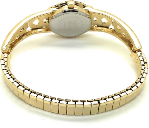 Miniatura 4 de Elegante reloj de moda ovalado de marcasita elástica para mujer