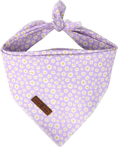 Miniatura 23 de lionet paws Bandana de conejo de Pascua para perros pequeños, medianos y grandes, pañuelo triangular para perros y gatos, bufanda para niñas y niños