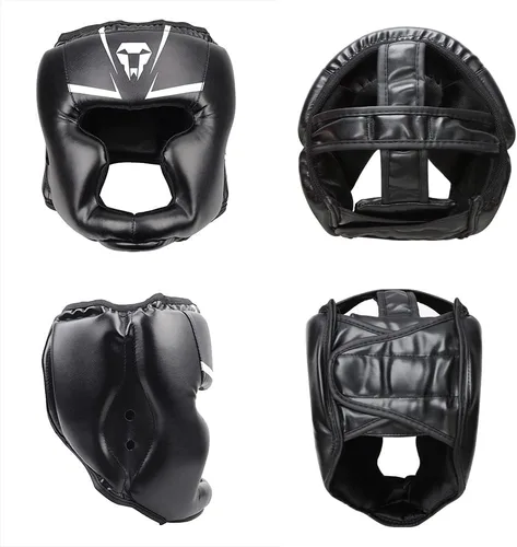 Miniatura 2 de Casco de boxeo para niños y adultos: casco de kickboxing MMA con malla, casco para combatir karate taekwondo artes marciales