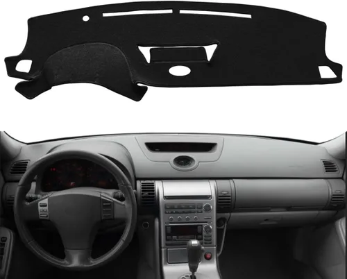 Miniatura 5 de Funda para salpicadero de ajuste personalizado para Infiniti G35 con reloj, alfombrilla protectora para tablero (Beige) Y58