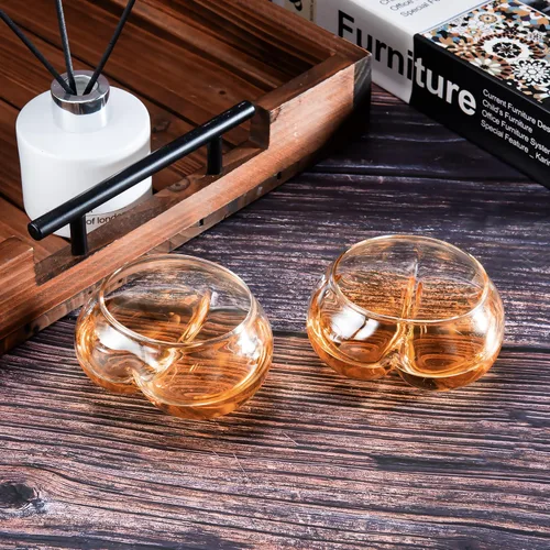 Miniatura 5 de Deez Nuts - Juego de 2 vasos de vino y whisky con texto en inglés "I love Butts, pareja taza, regalo para ella, regalo para él, perfecto