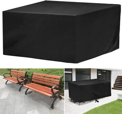 Miniatura 3 de Cubiertas para muebles de patio, cubierta impermeable para sofá al aire libre de 48 x 36 pulgadas, cubierta para juego de comedor al aire libre
