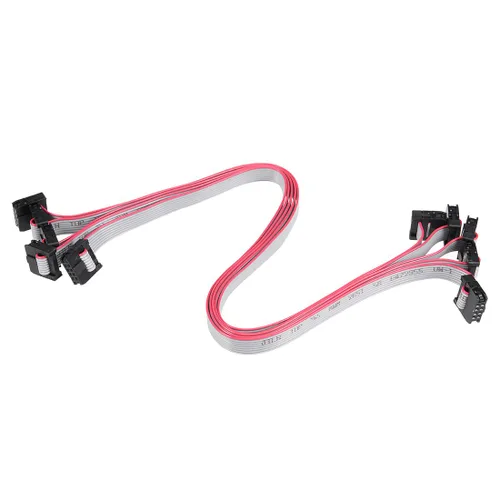 Miniatura 10 de uxcell IDC 6 pines conector plano cinta cable hembra longitud 11.8 in 0.079 in paso, 5pcs