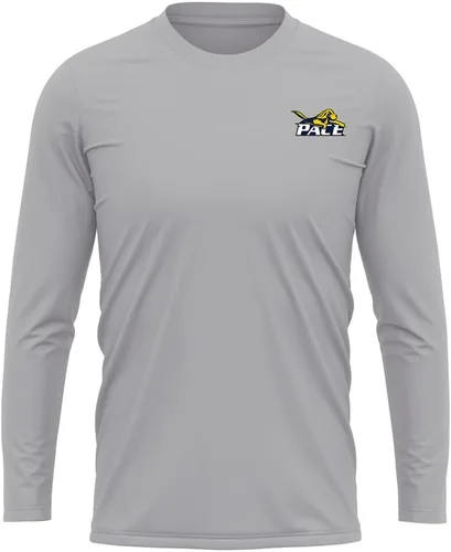 Miniatura 413 de Camisa deportiva de manga larga oficial de la NCAA Collegiate para hombre, con logotipo en el pecho izquierdo, colección Athletic Heather