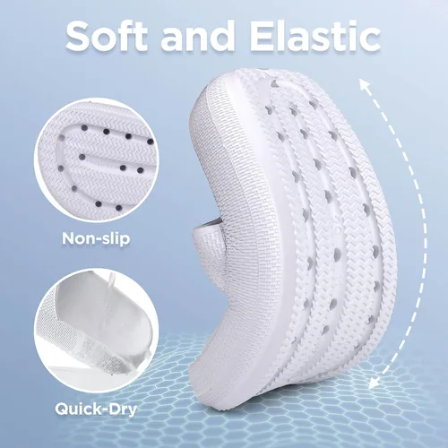 Miniatura 4 de WYSBAOSHU Sandalias deslizantes para niños y niñas, cómodas, antideslizantes, suela gruesa, para verano, ducha, piscina, playa, agua