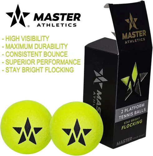 Miniatura 6 de Master Athletics Pelota de tenis con plataforma de alta visibilidad (HV)