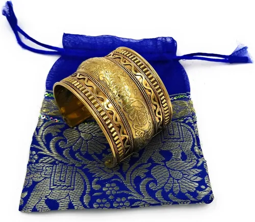 Miniatura 4 de DharmaObjects - Pulsera de puño ancho ajustable
