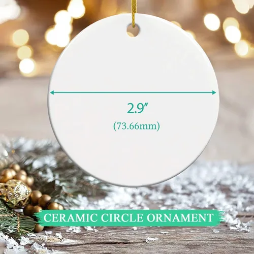 Miniatura 7 de Adorno de cerámica personalizado de Navidad en memoria amorosa de papá, adorno de Navidad personalizado para papá, adorno de recuerdo 2025, regalo