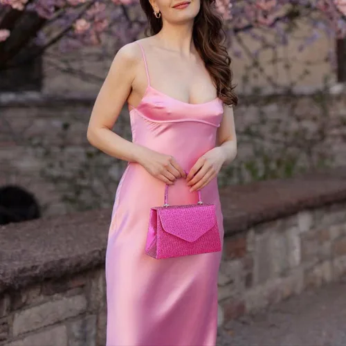 Miniatura 74 de Dasein Bolso de noche para mujer, embragues de fiesta, bolsos de boda, cóctel, baile de graduación, bolsos con purpurina esmerilada