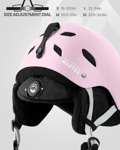Miniatura 3 de OutdoorMaster Kelvin - Casco de esquí y snowboard para hombres, mujeres y jóvenes