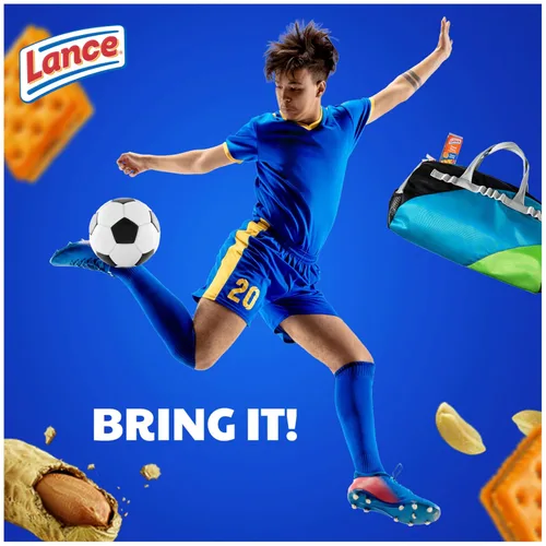 Miniatura 7 de Lance Sandwich Crackers, ToastChee Mantequilla de Maní, 20 Paquetes Envueltos Individualmente, 6 Sándwiches Cada Uno
