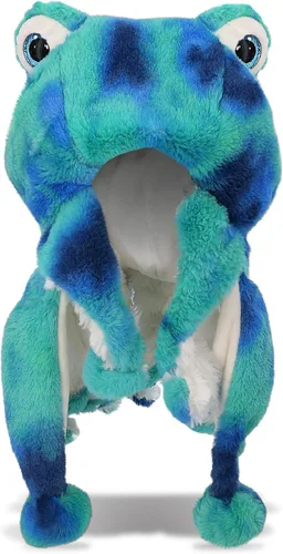 Miniatura 18 de DolliBu Gorro de felpa – Gorro de peluche de forro polar súper suave con orejeras, acogedor sombrero de invierno cálido para niños – Talla única
