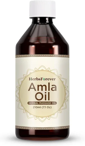 Herbsforever Aceite Amla – Mima y nutre tu cabello – Goodness of Amla – Aceite premium prensado en frío – Sin OMG, orgánico, vegano – 7.1 fl oz –