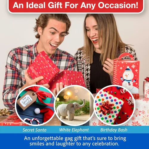 Miniatura 5 de Right Or Racist Own The LlBBs - Divertido regalo de elefante blanco - Regalo de cumpleaños para hombres y mujeres - Juego hilarante