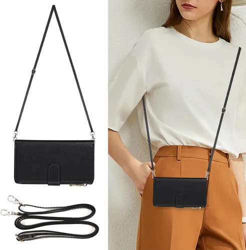 Miniatura 2 de Funda para iPhone 11 para mujer, funda para iPhone 11 con soporte para tarjetas, funda cruzada con tarjeteros y ranuras para tarjetas de crédito